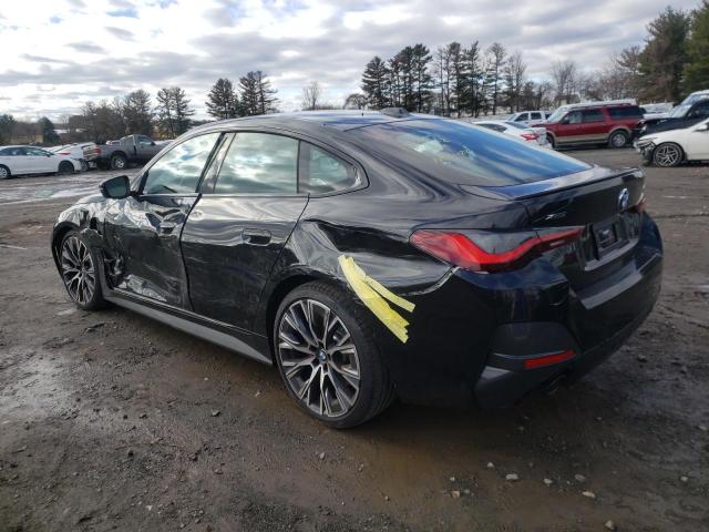 WBA73AV02PFN32889 - 2023 BMW 430XI GRAN COUPE BLACK photo 2