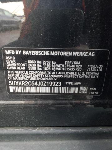 5UXKR2C54J0Z19923 - 2018 BMW X5 SDRIVE35I Сұр фото 13