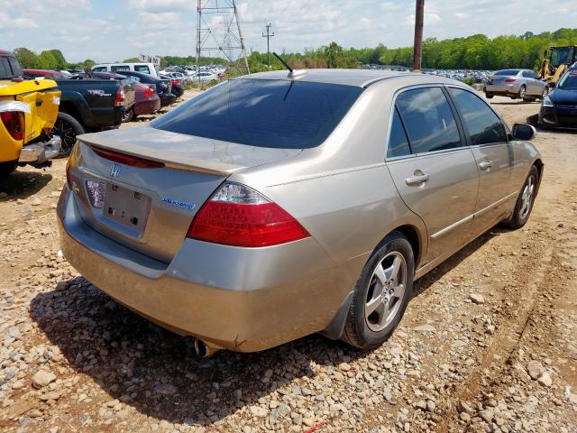 JHMCN36416C002288 - 2006 HONDA ACCORD HYBRID  photo 4