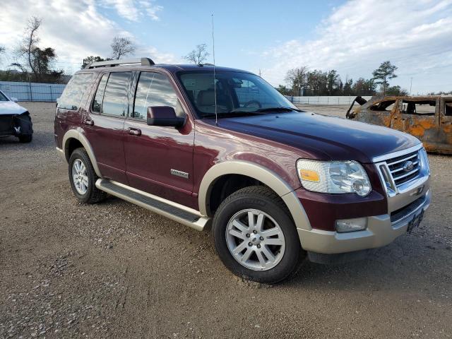 1FMEU64E27UA54160 - 2007 FORD EXPLORER EDDIE BAUER RED photo 4