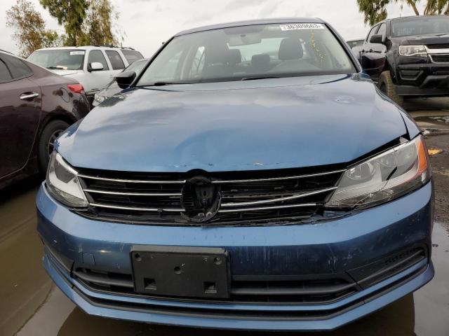 3VWD17AJ9FM214356 - 2015 VOLKSWAGEN JETTA SE BLUE photo 5