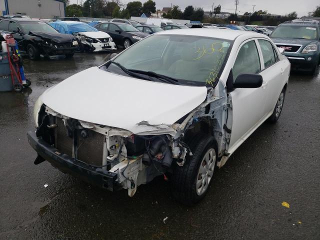 1NXBU40E69Z132083 - 2009 TOYOTA COROLLA BASE WHITE photo 1