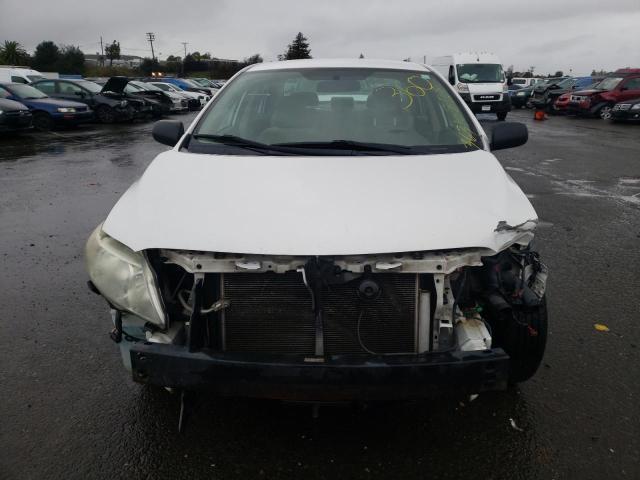 1NXBU40E69Z132083 - 2009 TOYOTA COROLLA BASE WHITE photo 5