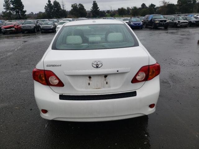 1NXBU40E69Z132083 - 2009 TOYOTA COROLLA BASE WHITE photo 6
