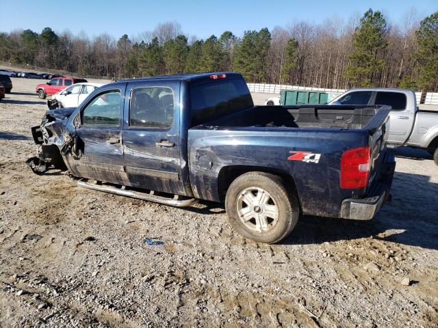 2GCEK13M571566867 - 2007 CHEVROLET SILVERADO K1500 CREW CAB BLUE photo 2