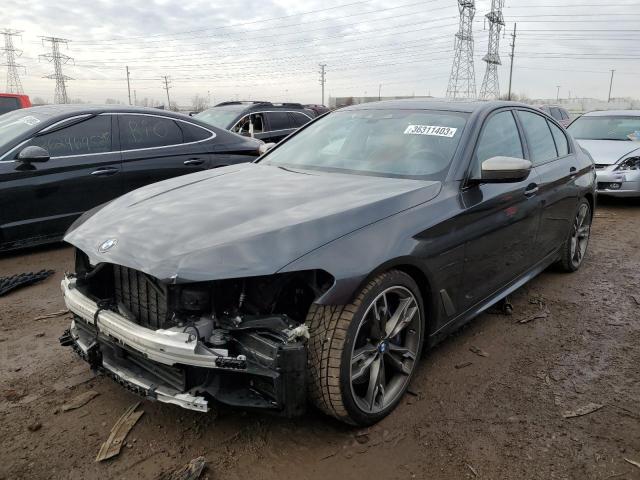 WBAJS7C01LCE24423 - 2020 BMW M550XI BLACK photo 1