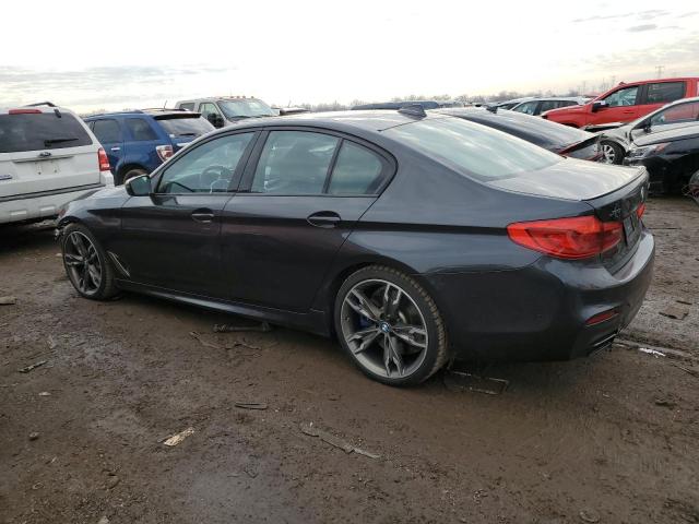 WBAJS7C01LCE24423 - 2020 BMW M550XI BLACK photo 2