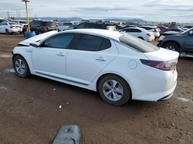 KNAGM4AD4G5095801 - 2016 KIA OPTIMA HYBRID WHITE photo 2