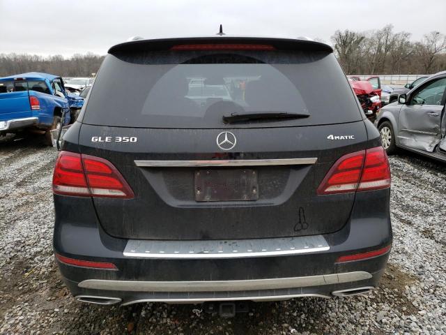 4JGDA5HB3HA919574 - 2017 MERCEDES-BENZ GLE 350 4MATIC BLACK photo 6