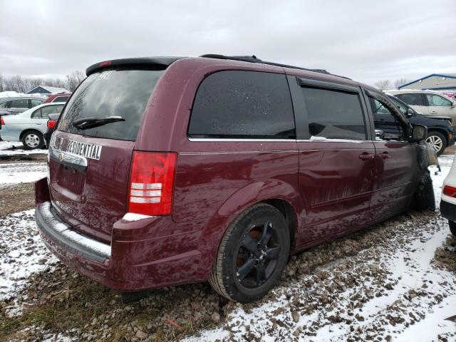 2A8HR54P88R654137 - 2008 CHRYSLER TOWN & COU TOURING BURGUNDY photo 3