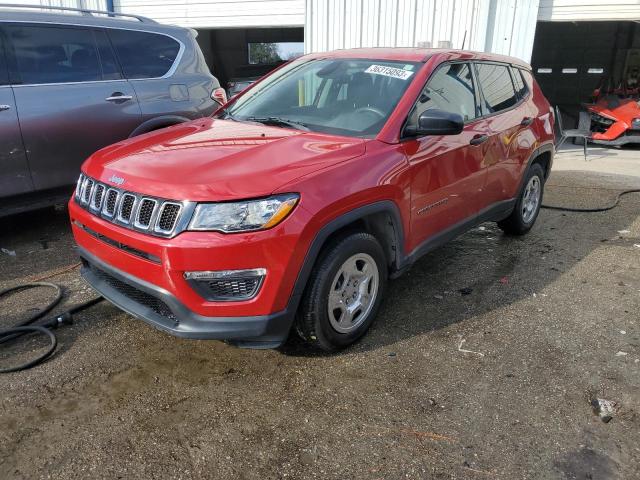 3C4NJCAB9HT647676 - 2017 JEEP COMPASS SPORT RED photo 1