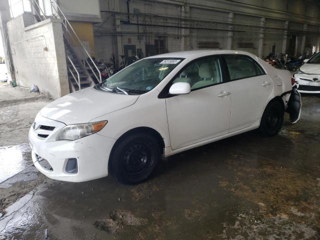 2T1BU4EE9BC753432 - 2011 TOYOTA COROLLA BASE WHITE photo 1