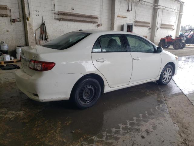 2T1BU4EE9BC753432 - 2011 TOYOTA COROLLA BASE WHITE photo 3