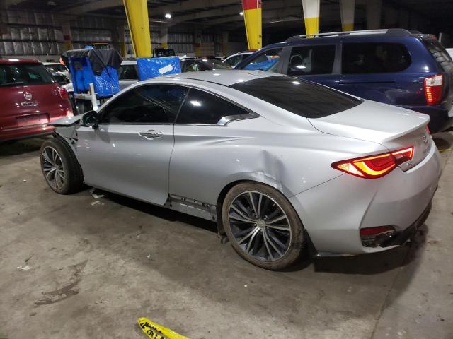 JN1CV7ELXHM320413 - 2017 INFINITI Q60 BASE SILVER photo 2