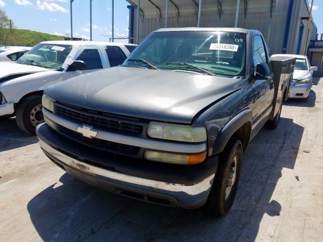 1GBGC24U72Z336634 - 2002 CHEVROLET SILVERADO C2500  photo 2