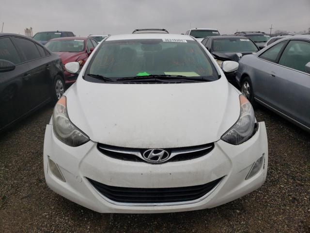 5NPDH4AE5DH337512 - 2013 HYUNDAI ELANTRA GLS WHITE photo 5