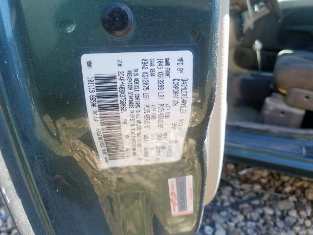 3C4FY48BX3T560681 - 2003 CHRYSLER PT CRUISER CLASSIC  照片 10