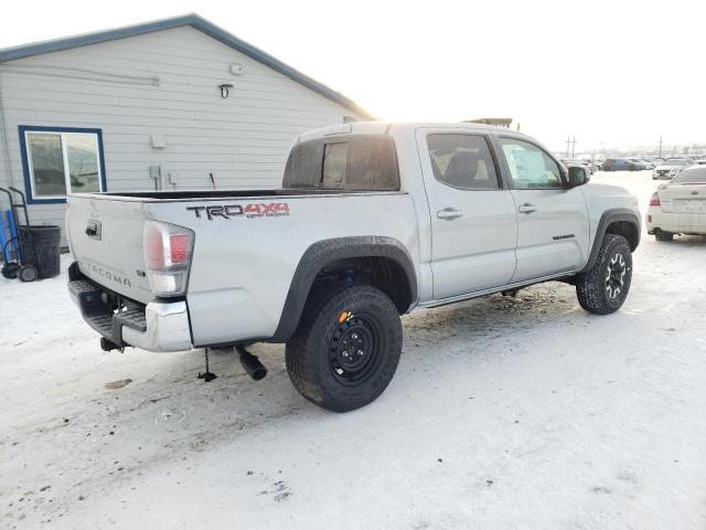 3TMCZ5AN0PM541714 - 2023 TOYOTA TACOMA DOUBLE CAB 银色 照片 3