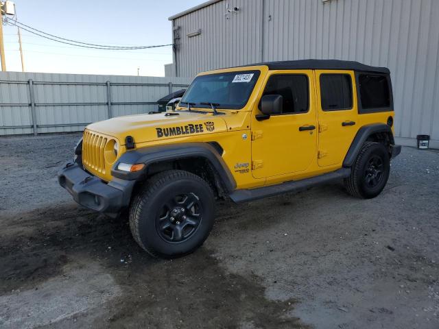 1C4HJXDG0KW690865 - 2019 JEEP WRANGLER U SPORT ყვითელი ფოტო 1