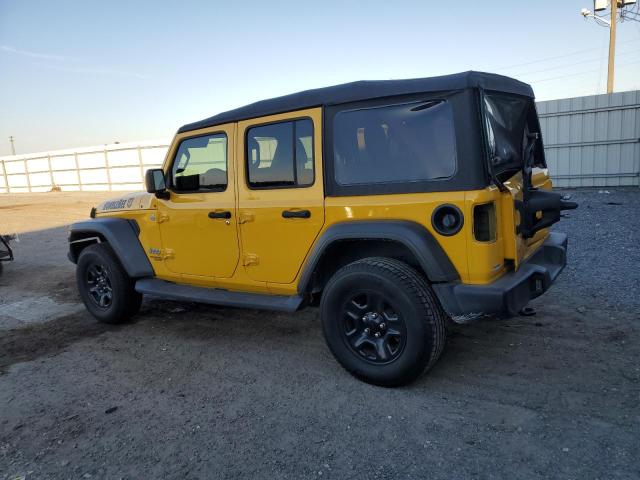 1C4HJXDG0KW690865 - 2019 JEEP WRANGLER U SPORT ყვითელი ფოტო 2