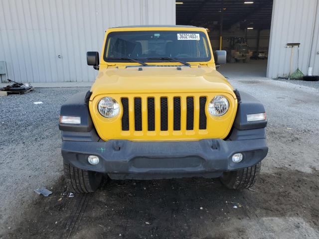 1C4HJXDG0KW690865 - 2019 JEEP WRANGLER U SPORT YELLOW photo 5