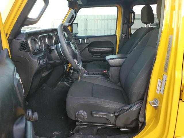1C4HJXDG0KW690865 - 2019 JEEP WRANGLER U SPORT ყვითელი ფოტო 7