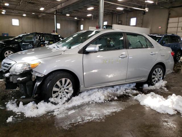 2T1BU4EE6DC073197 - 2013 TOYOTA COROLLA BASE SILVER photo 1