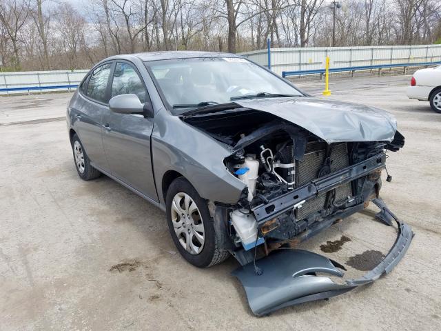 KMHDU4AD0AU129215 - 2010 HYUNDAI ELANTRA BLUE  photo 1