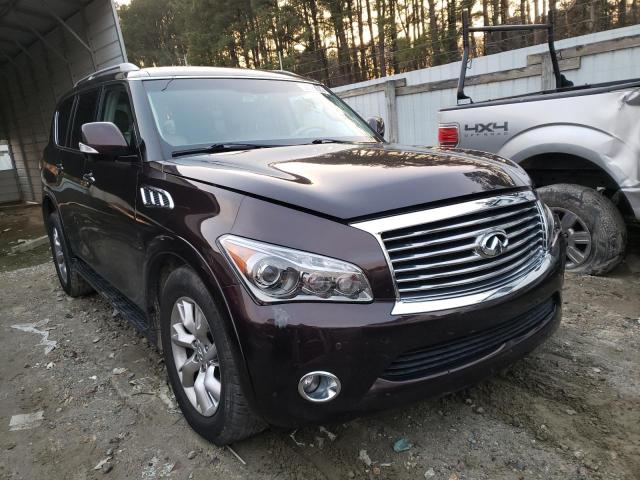 JN8AZ2NE4C9018161 - 2012 INFINITI QX56 MAROON photo 4