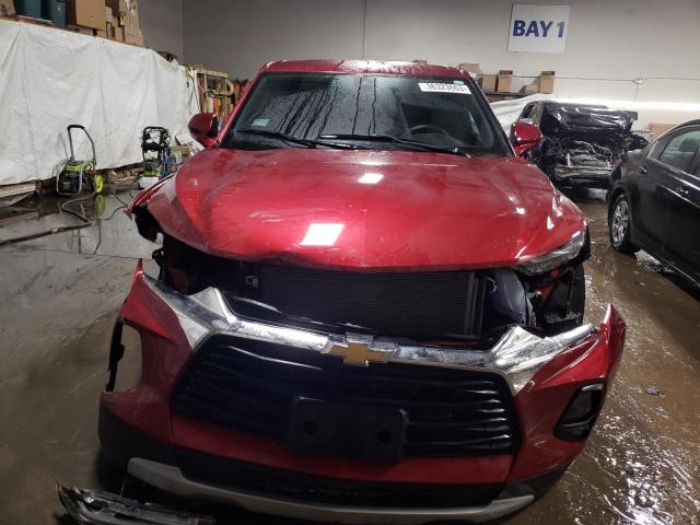 3GNKBCR46NS113968 - 2022 CHEVROLET BLAZER 2LT RED photo 5