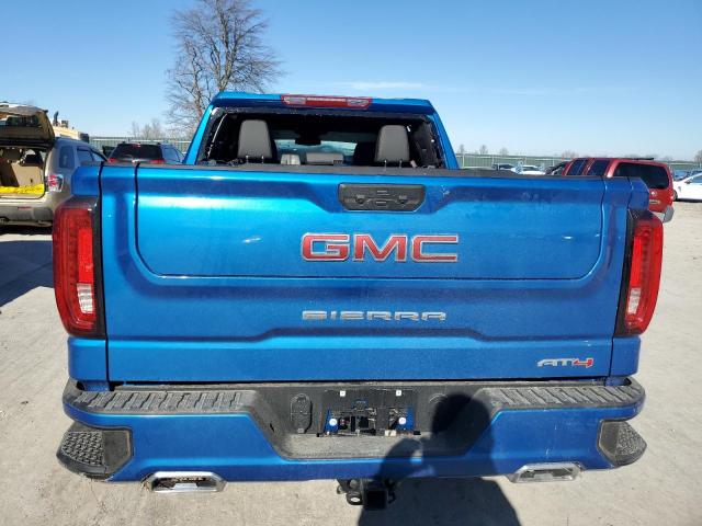 1GTUUEET2NZ615898 - 2022 GMC SIERRA K1500 AT4 BLUE photo 6