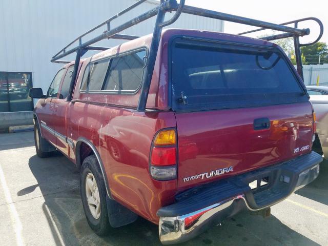 5TBBT4419YS004477 - 2000 TOYOTA TUNDRA ACCESS CAB  photo 3