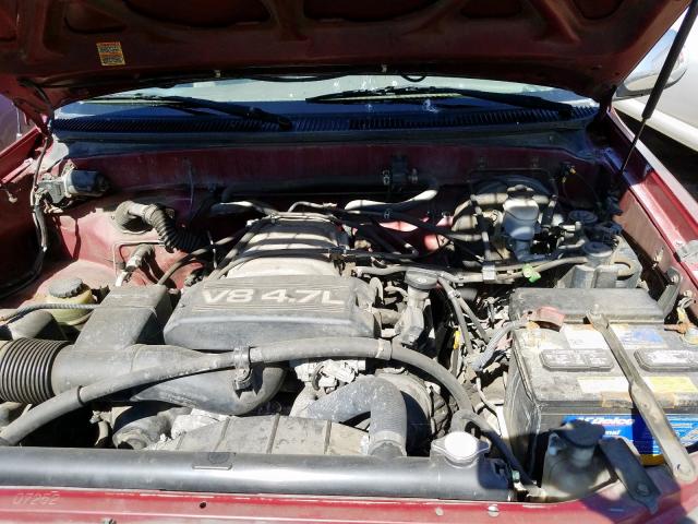 5TBBT4419YS004477 - 2000 TOYOTA TUNDRA ACCESS CAB  照片 7