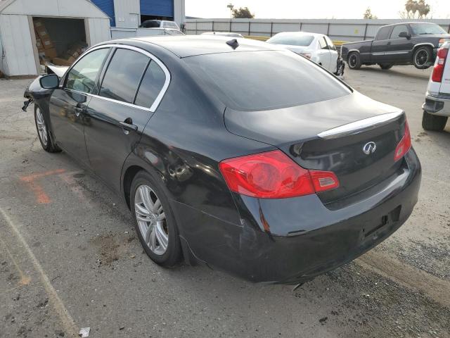 JN1DV6AP8BM602466 - 2011 INFINITI G25 BASE BLACK photo 2