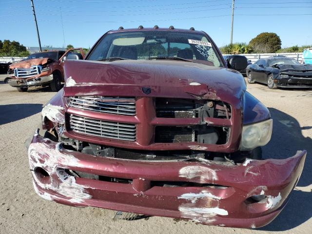 3D7MA48603G751569 - 2003 DODGE RAM 3500 ST BURGUNDY photo 5