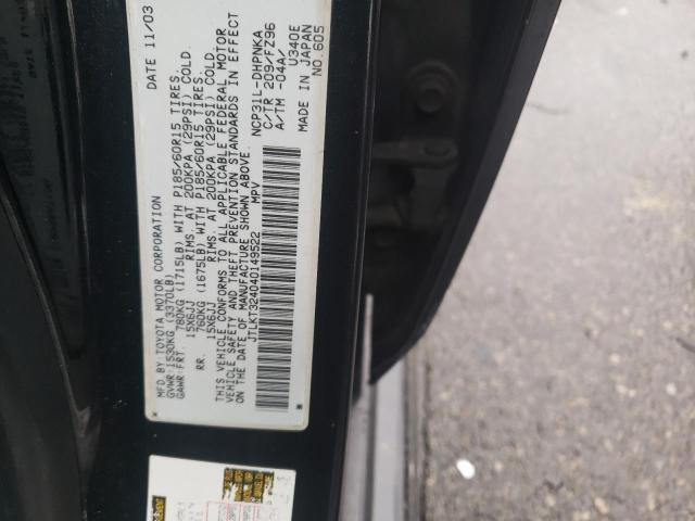 JTLKT324040149522 - 2004 TOYOTA SCION XB Schwarz Foto 13