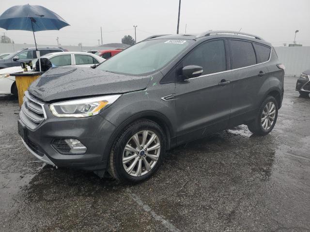 1FMCU0J94HUE97231 - 2017 FORD ESCAPE TITANIUM GRAY photo 1