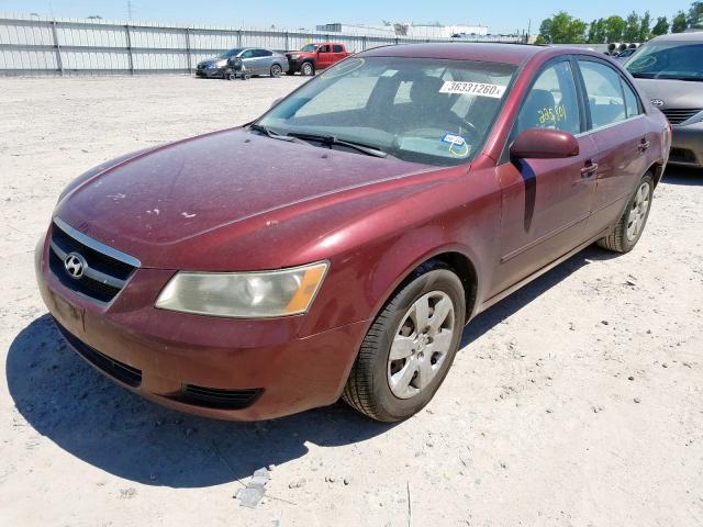 5NPET46C37H272514 - 2007 HYUNDAI SONATA GLS  photo 2