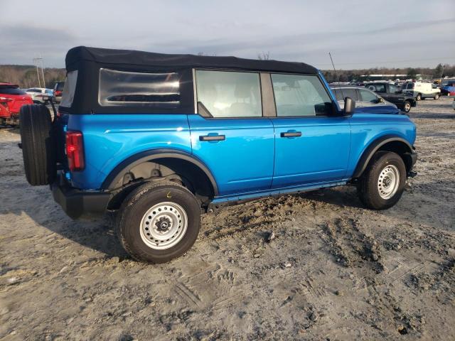 1FMDE5BH3NLA74713 - 2022 FORD BRONCO BASE BLUE photo 3