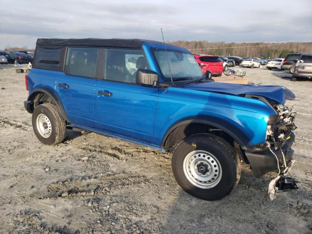 1FMDE5BH3NLA74713 - 2022 FORD BRONCO BASE BLUE photo 4