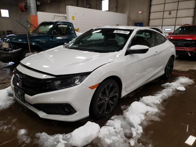 2HGFC4A81KH309585 - 2019 HONDA CIVIC SPORT Weiß Foto 1