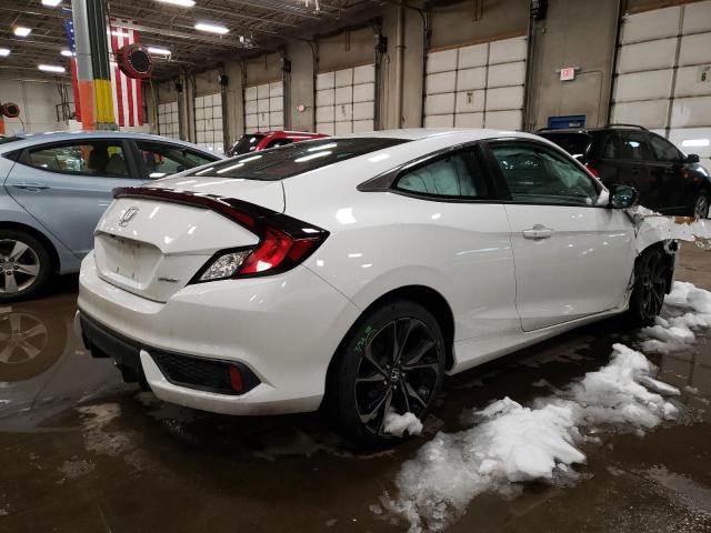 2HGFC4A81KH309585 - 2019 HONDA CIVIC SPORT WHITE photo 3