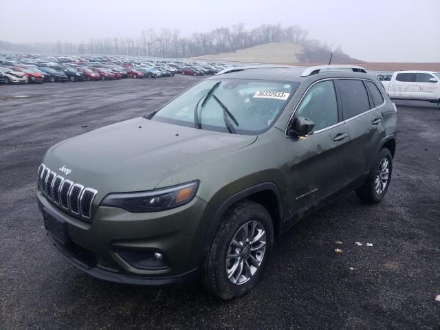 1C4PJMMX9MD119206 - 2021 JEEP CHEROKEE LATITUDE LUX GREEN photo 1