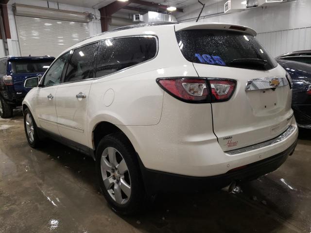 1GNKVLKD4DJ163334 - 2013 CHEVROLET TRAVERSE LTZ WHITE photo 2