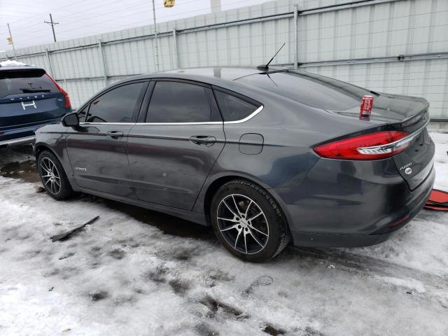 3FA6P0LU0JR133336 - 2018 FORD FUSION SE HYBRID CHARCOAL photo 2