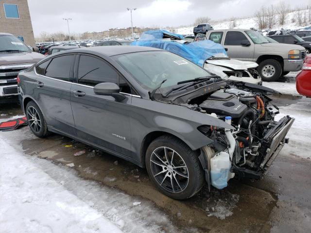 3FA6P0LU0JR133336 - 2018 FORD FUSION SE HYBRID CHARCOAL photo 4