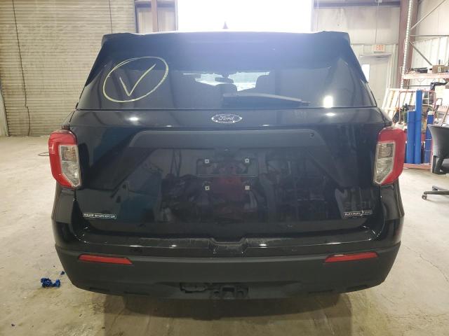 1FM5K8AB4MGB99027 - 2021 FORD EXPLORER POLICE INTERCEPTOR BLACK photo 6