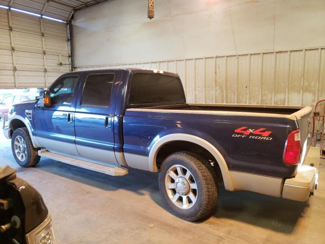 1FTSW21R88EB79581 - 2008 FORD F250 SUPER BLUE photo 2