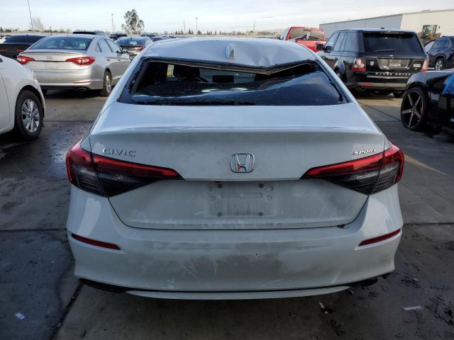 2HGFE2F5XNH554029 - 2022 HONDA CIVIC SPORT Blanco foto 6