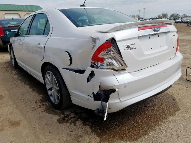 3FAHP0JA5CR363958 - 2012 FORD FUSION SEL  photo 3